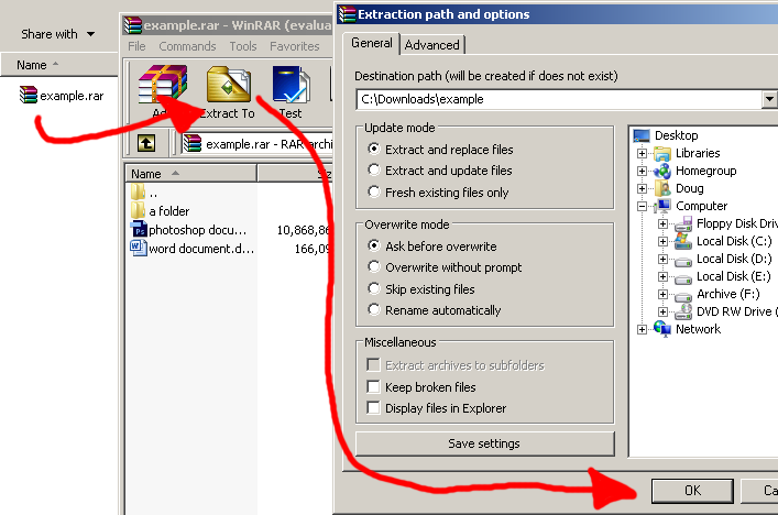 Extraction Example Extraction Example