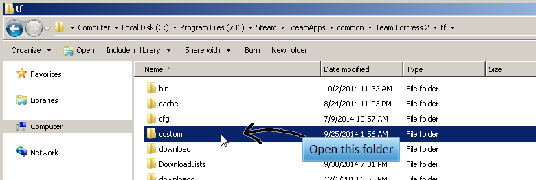 custom folder example custom folder example