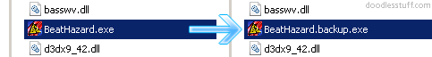 Renaming the games executable Renaming the games executable