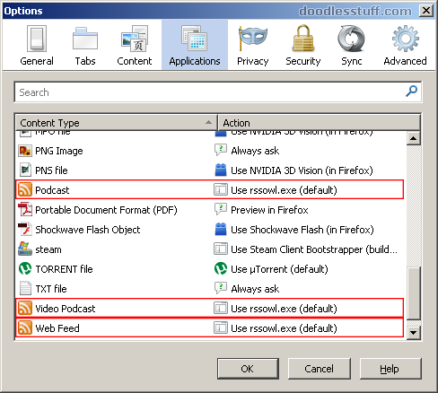 Firefox Options Firefox Options